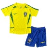 Original Trikotsatz Brasilien 2002-2003 Heimtrikot Retro Für Kinder